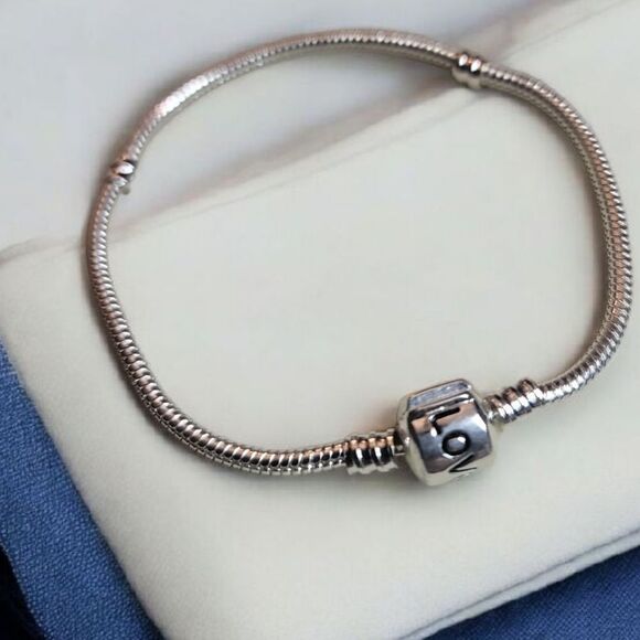 Elegant Silver Tone LOVE CHARM Bracelet NEW - Picture 1 of 4